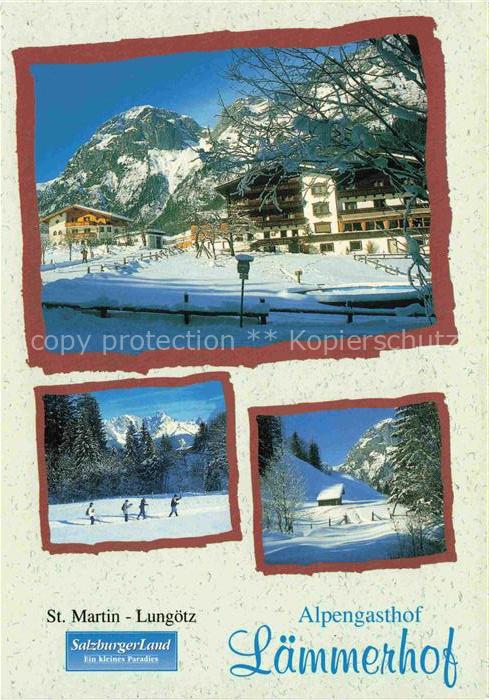 Lungoetz Annaberg Lammertal AT Alpengasthof-Laemmerhof Winter Schnee Berge Skifa