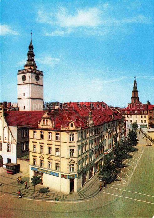 Reichenbach Eulengebirge Niederschlesien Dzierzoniow PL Rathaus Kirchturm Marktp