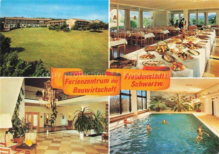 FREUDENSTADT BW Ferienzentrum Bauwirtschaft Schwimmbad Speisesaal Lobby Schwarzw
