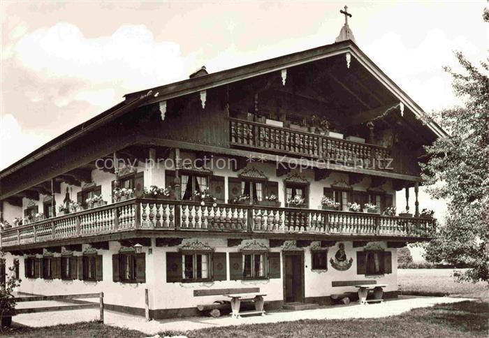 Scharling Kreuth Miesbach Bayern Haus-Danzl Bauernhaus Balkon bayerischer-Bausti