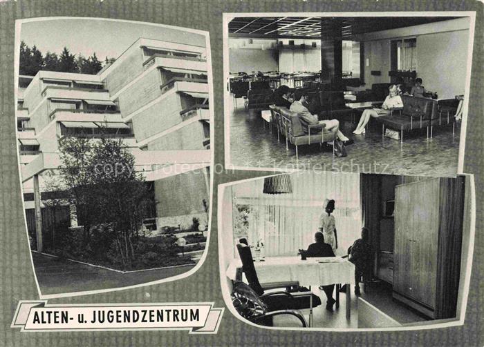 Bad Langenschwalbach Hessen Alten-und-Jugendzentrum Modernbau Aufenthaltsraum Sp