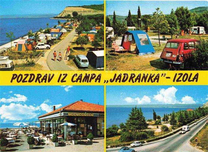 Jadranka (Camping) Izola Slovenia Campingplatz Zelte Wohnwagen Kueste Meer Resta