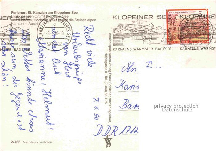 St Kanzian Klopeiner See Kaernten AT Klopeiner-See Kleinsee Seelach Hochobir Ste – Bild 2
