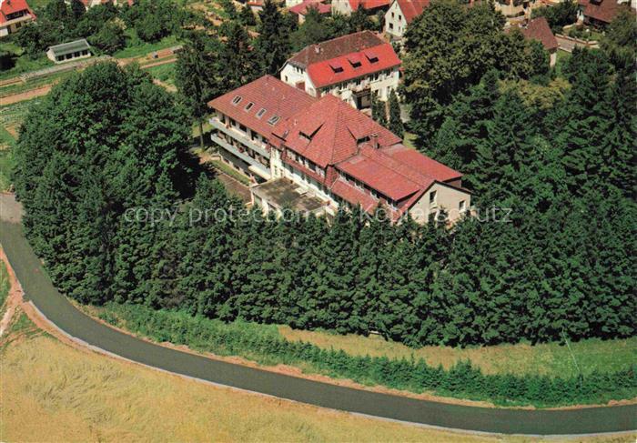 Flensungen Muecke Vogelsbergkreis Hessen Flensungerhof Erholungsheim Fliegeraufn