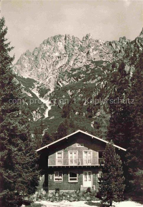 Tatry Vysoke Wysokie SK Chata-kapitána-Nálepku Malej-Studenej-doline Berghuette