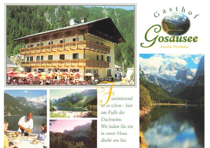Gosausee Gosau Salzkammergut AT Gasthof-Gosausee Gosausee Dachstein See Berge Te