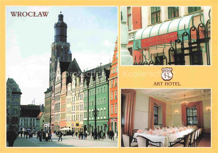 Friedland Mieroszow BRESLAU PL Art-Hotel Marktplatz Rathaus Buergerhaeuser Kielb