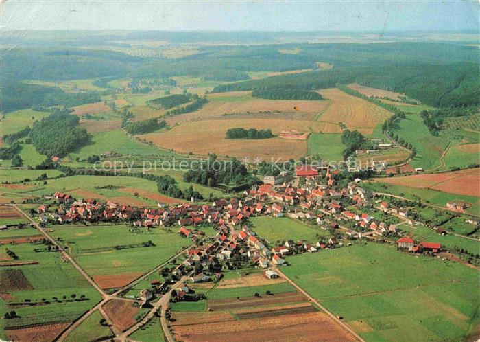 Stockhausen Lauterbach Herbstein Vogelsbergkreis Hessen Fliegeraufnahme Dorf Fel