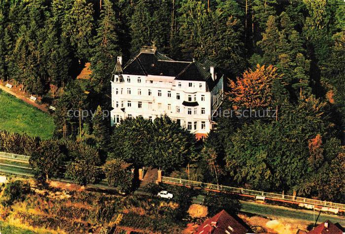 Wenzigerode Bad Zwesten Hessen Kurheim-Haus-Ebersberg Villa Wald Fliegeraufnahme