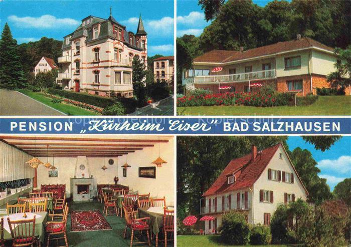Bad Salzhausen Nidda Wetteraukreis Hessen Kurheim-Eiser Pension Kur-Allee Gastst