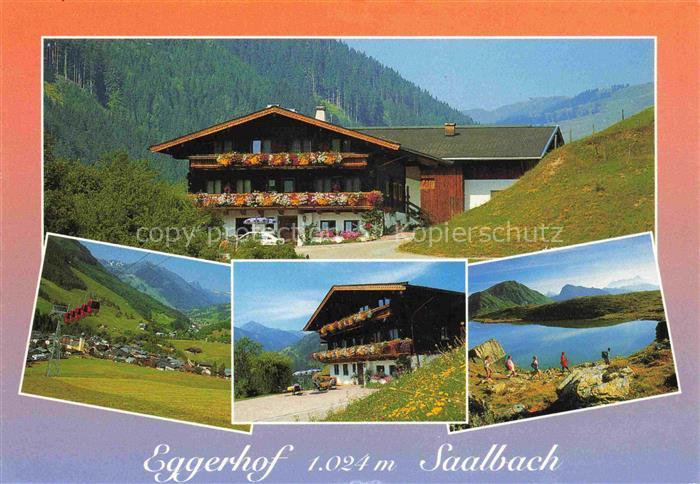 Saalbach -Hinterglemm Pinzgau-Pongau AT Eggerhof Bauernhof Bergwiese Bergpanoram