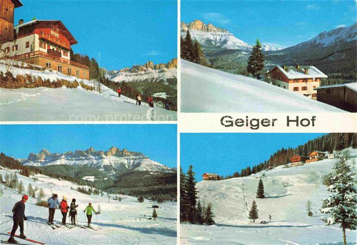 Welschnofen Nova Levante Bolzano Suedtirol IT Geiger-Hof Geigeralm Wintersport S