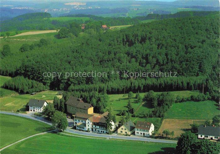 Extertal Lippe NRW Hotel-Pension-Zur-Burg-Sternberg Luftbild Hallenbad Waldhuege