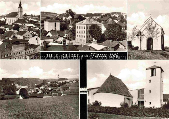 Tann Niederbayern Rottal-Inn Bayern Pfarrkirche Kapelle Ortszentrum Neukirche Do