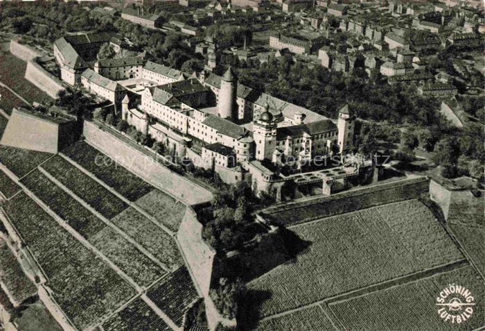 Heidingsfeld WueRZBURG Festung-Marienberg Luftbild Weinberge Burganlage Festungs