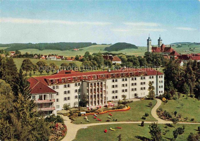 Ottobeuren Bayern Kneippkurheim Bannwald Basilika Kurhaus Garten Allgaeu Huegel