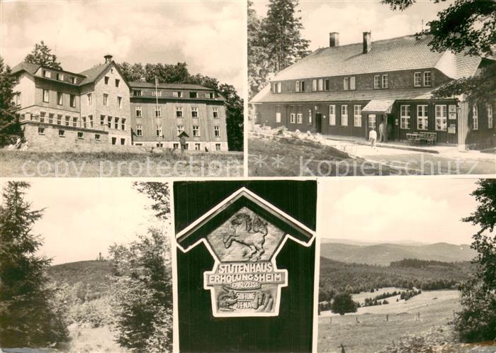 Stutenhaus Adlersberg Ferienheim Stutenhaus Berggaststaette der Carl Zeiss Stift