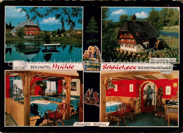 Schluchsee Berghotel Muehle Miniaturmuehle Blauer Salon
