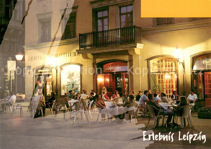 LEIPZIG Sachsen Strassencafe