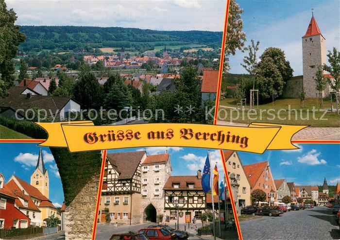 Berching Panorama Stadttor Markt Kirche