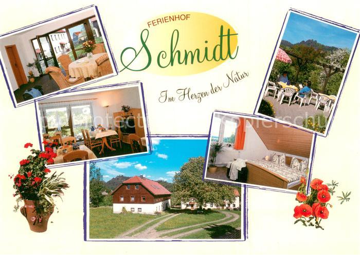 Papstdorf Ferienhof Schmidt Gaststube Zimmer Terrasse