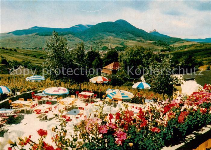 St Johann Rheinhessen Hotel Restaurant Annahof Terrasse Panorama