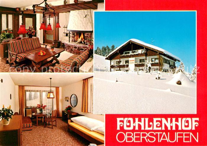 Oberstaufen Oberallgaeu Bayern Kurheim Fohlenhof Gaststube Zimmer