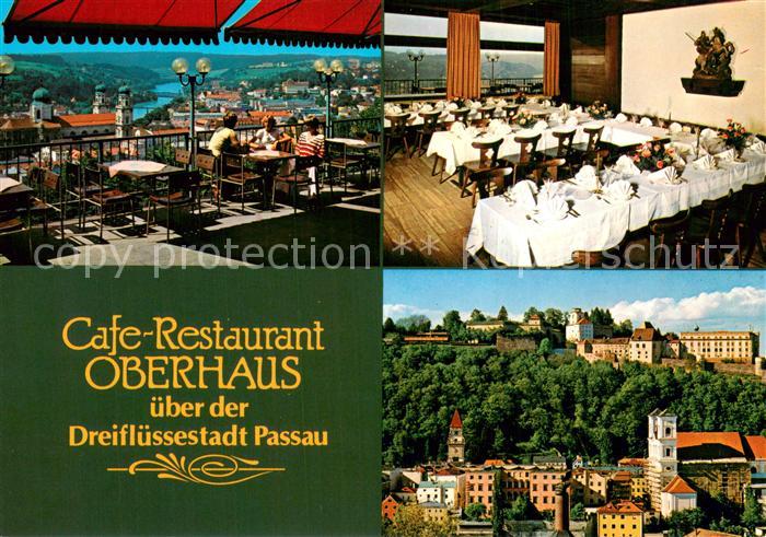 PAssAU Bayern Cafe Restaurant Oberhaus Terrasse Gastraum