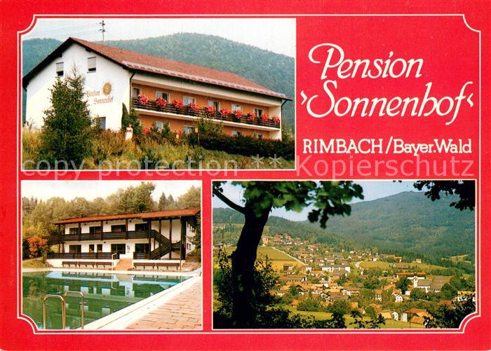 Rimbach Bayrischer Wald Pension Sonnenhof Schwimmbad Panorama