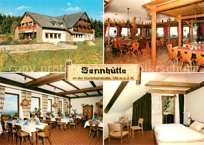 Fladungen Ausflugslokal Sennhuette Gastraeume Zimmer