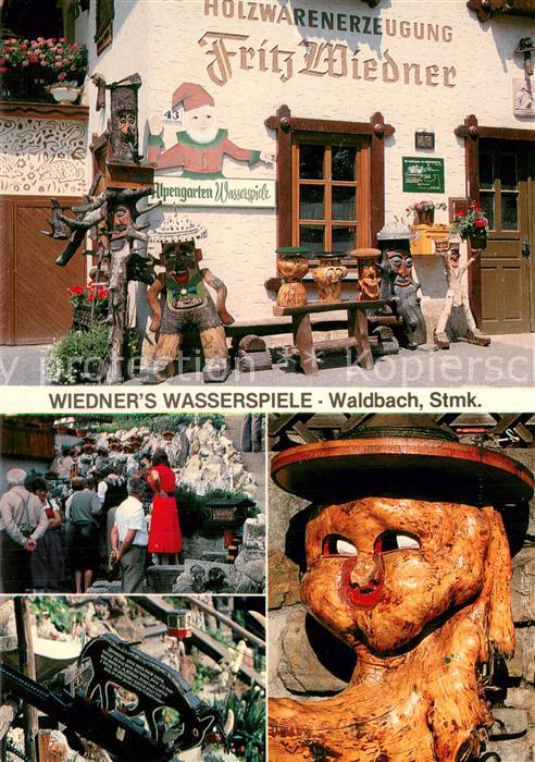 Waldbach Steiermark Holzwarenerzeugung Fritz Wiedner Wiedners Wasserspiele