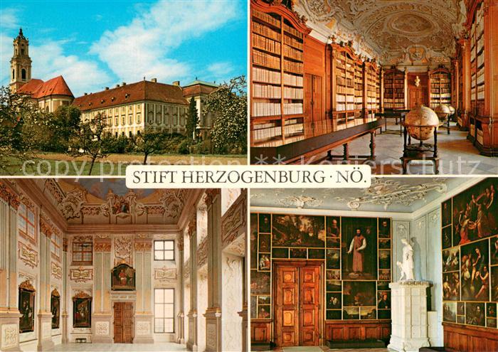 Herzogenburg Augustiner Chorherrenstift Herzogenburg Stiftsgebaeude Bibliothek F