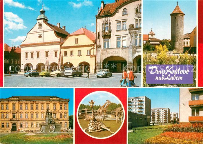 Dvur Kralove nad Labem CZ Renesancni radnice Sindelarska vez Gymnazium s pomnike