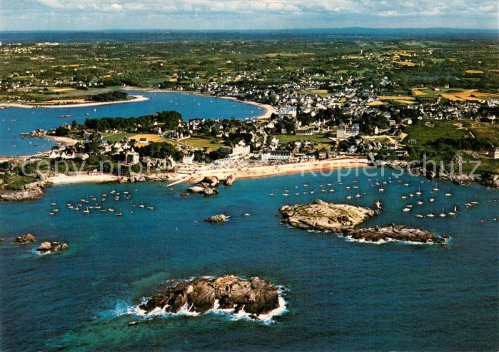 Tregastel Vue generale aerienne