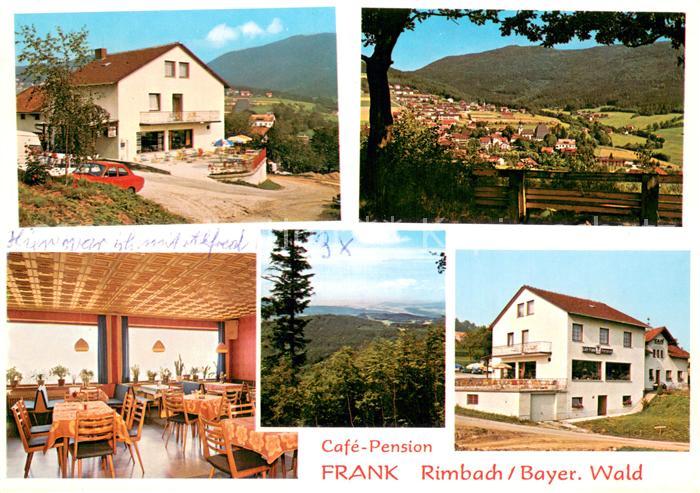 Rimbach Bayrischer Wald Cafe Pension Frank Gaststube Panorama