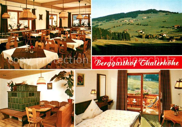 Wiederhofen Allgaeu Berggasthof Thalerhoehe Gastraeume Zimmer Panorama