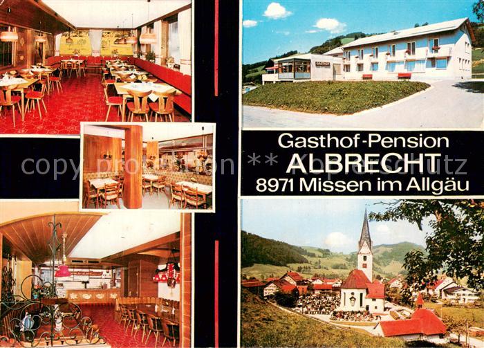 Missen Oberallgaeu Gasthof Pension Albrecht Gastraeume Kirche