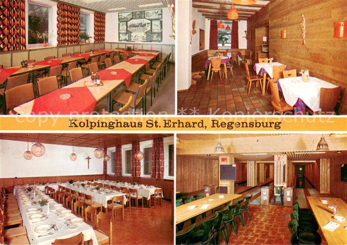 REGENSBURG Bayern Kolpinghaus St Erhard Gastraeume Festsaal