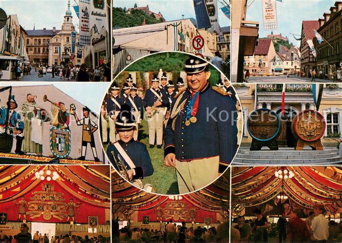 Kulmbach Bayern Knabenkapelle Kulmbach in althistorischer Uniform Details