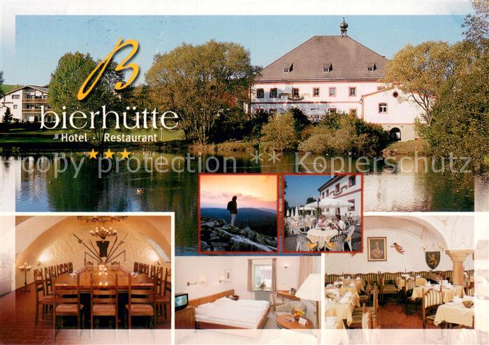 Hohenau Niederbayern Bierhuette Hotel Restaurant Gewoelbe Zimmer Gaststube Terra