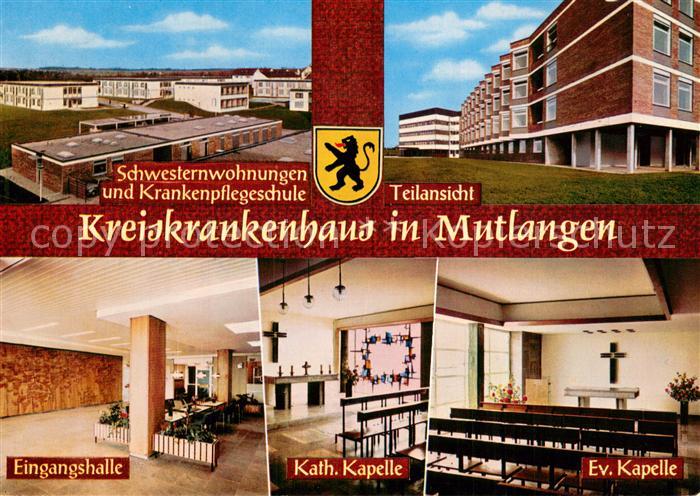 Mutlangen Kreiskrankenhaus Schwesternwohnungen Teilansicht Eingangshalle Kath Ka