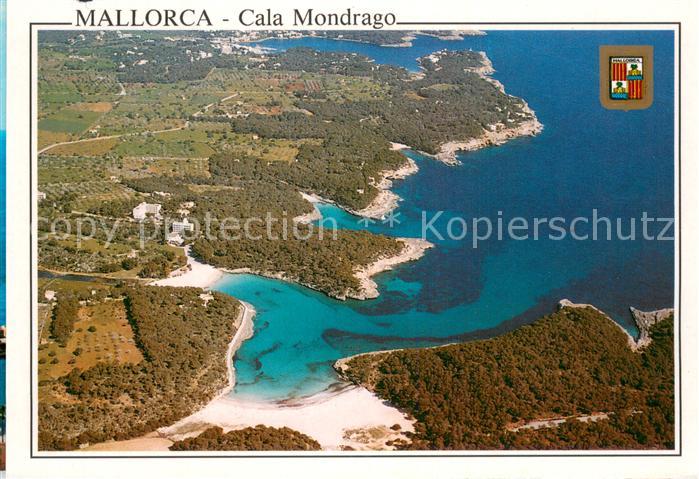 Mallorca Cala Mondrago Fliegeraufnahme