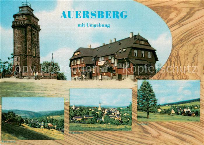 Auersberg Wildenthal Aussichtsturm Hotel Wildenthal Eibenstock Carlsfeld