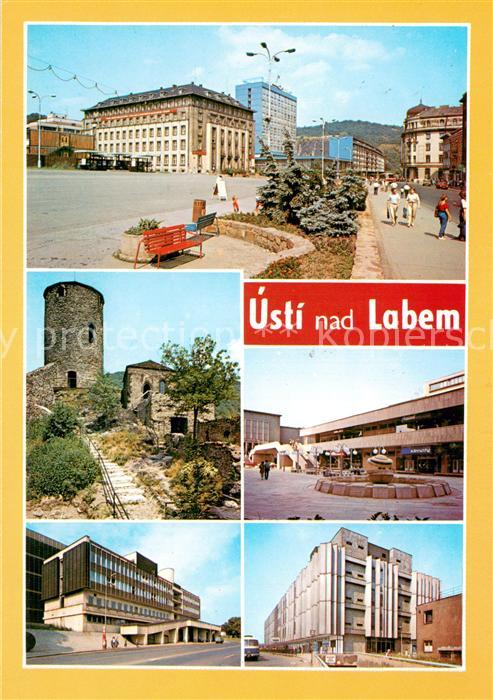 Usti nad Labem Aussig CZ Biliny a Labe Hrad Strekov