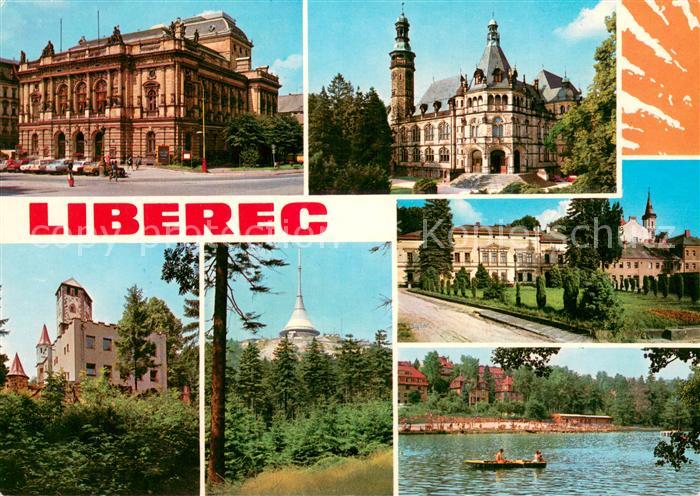 Liberec Reichenberg Divadlo Muzeum Liberecka vysina Jested Galerie vytvarneho um