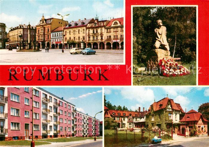 Rumburk Rumburg CZ Nemesti Pamatnik Rumburske vzpoury Nove sidliste Nemocnice v
