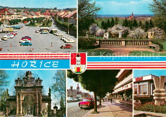 Horice v Podkrkonosi Horschitz CZ Revolucni namesti Pohled na Horice od Riegrova