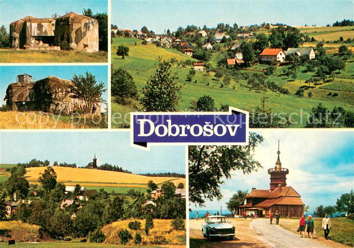 Dobrosov Bunkry Jerab a Zeleny Celkovy pohled Dobrosov Jiraskova