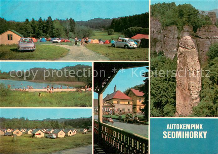 Sedmihorky CZ Autokempink s koupalistem v oblasti Hrubolskalka Pobiz autokempu j