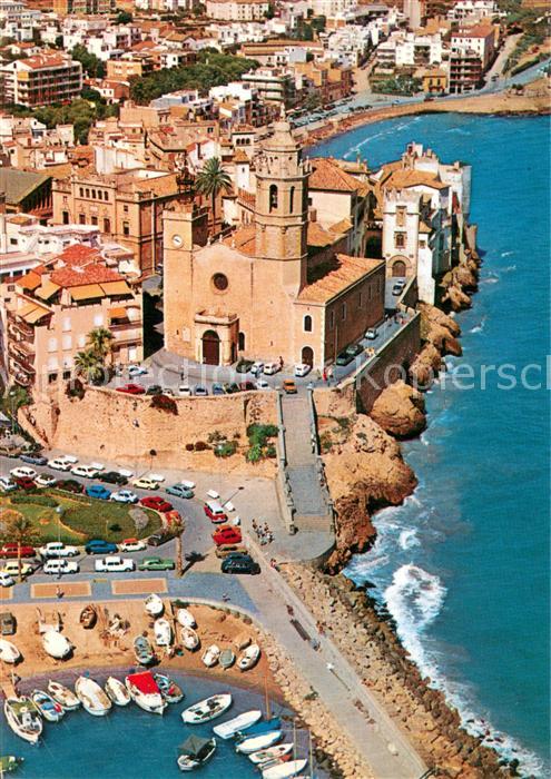 Sitges La Punta Fliegeraufnahme
